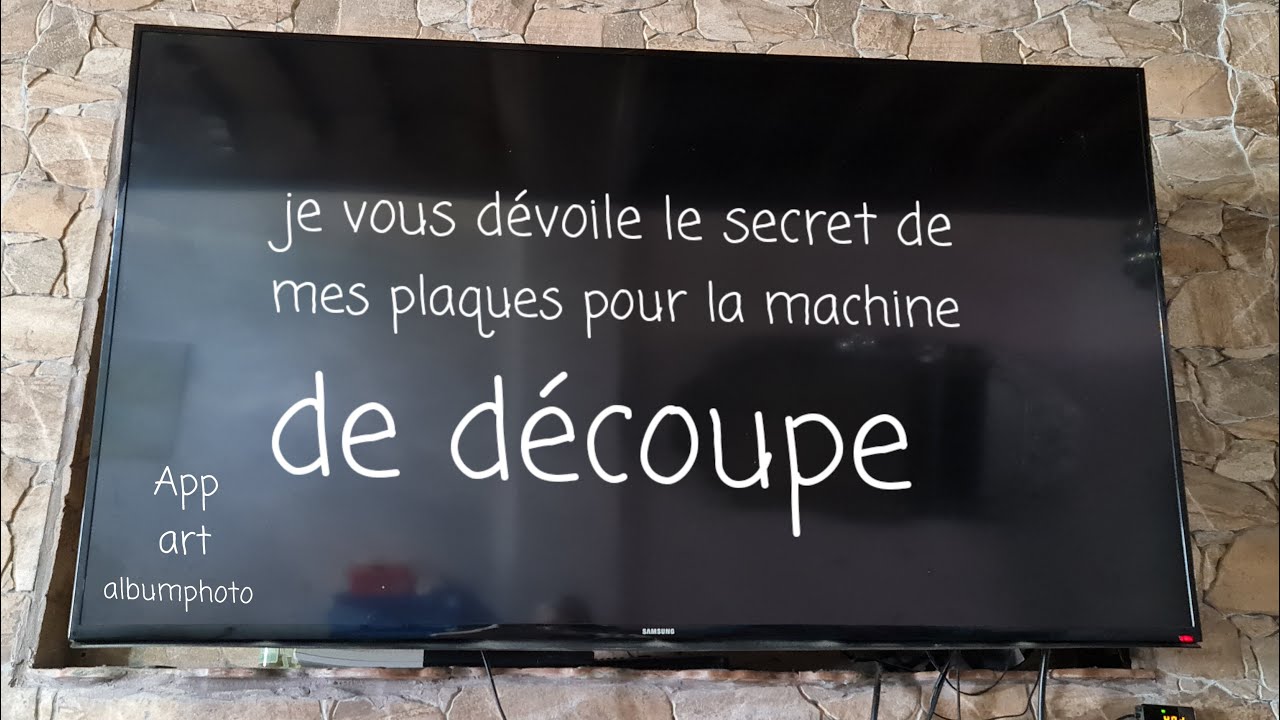 solution pour les plaques de la machine de decoupe. coût 0.00€ .SCRAPBOOKING