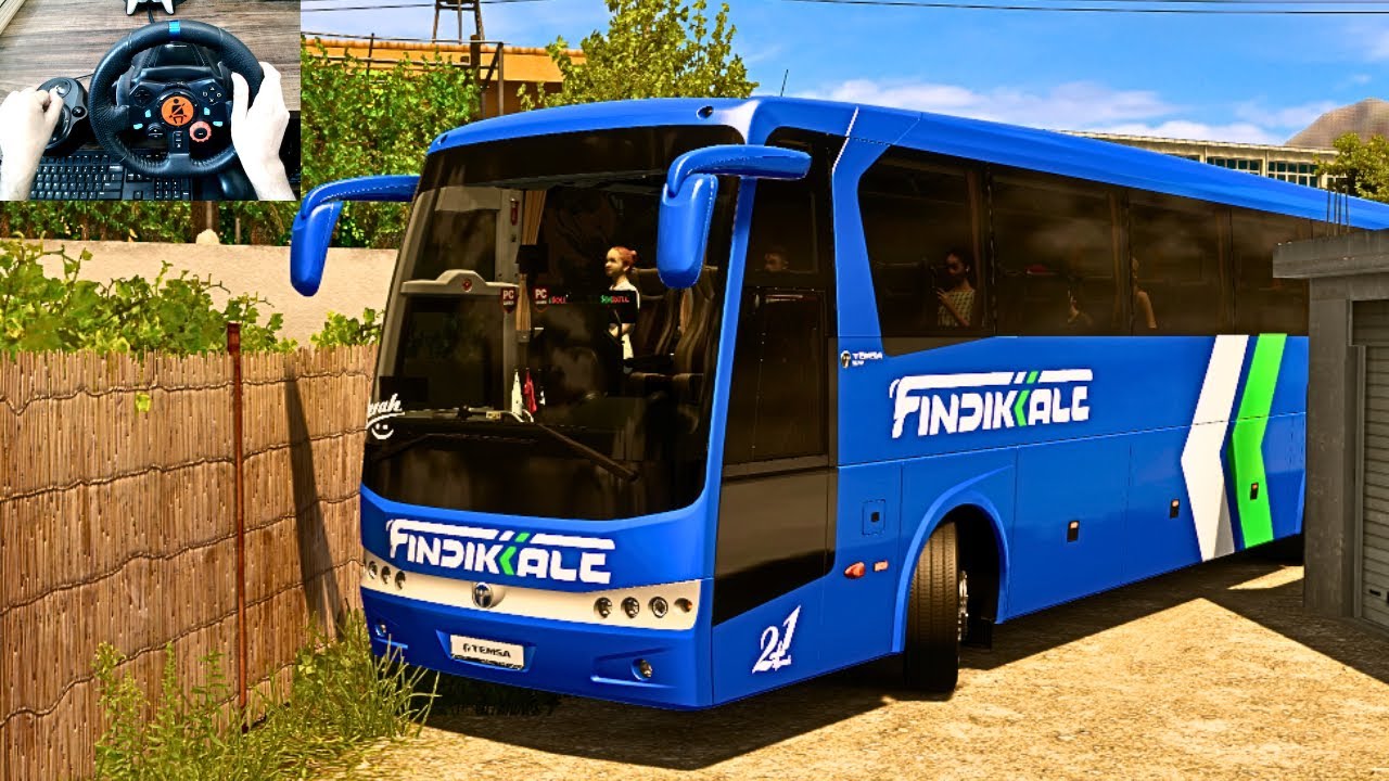 Smoothest Bus Driving Through Scenic Streets of Greece | #ets2 | Logitech G29 Steering Wheel