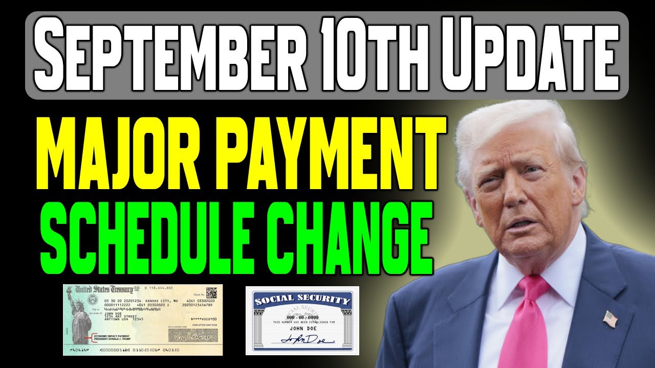 September 10th Update: Social Security Payment Schedule Change – When Your SSA Check Arrives