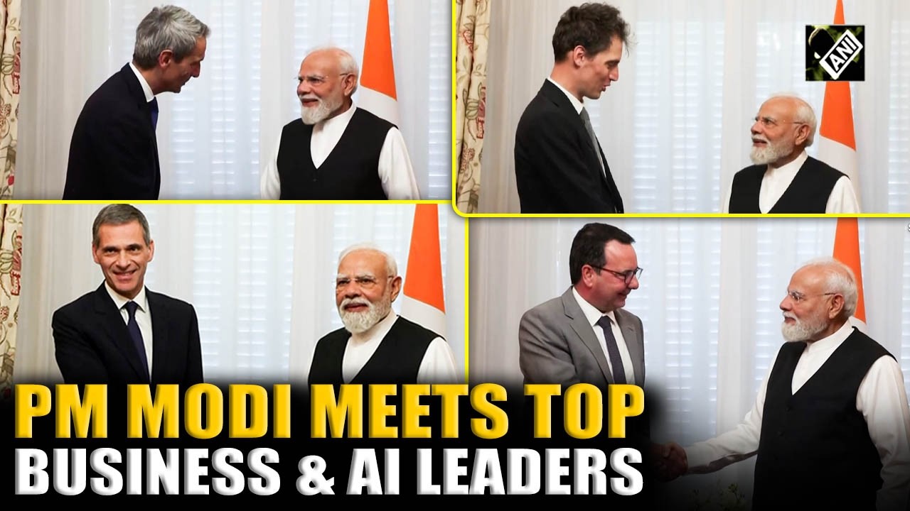 PM Modi meets Top Business and AI Leaders in Paris to Deepen Strategic Partnerships | G7