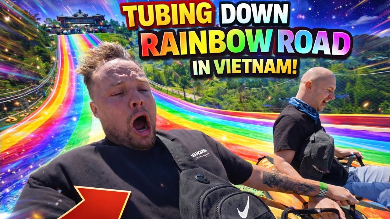 Vietnam’s Crazy Mario Kart & Rainbow Slide 🏎️🏁