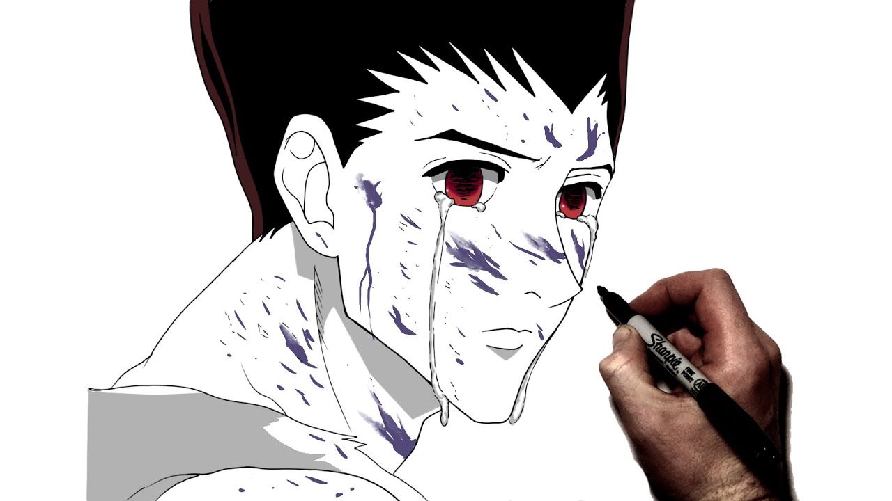 How To Draw Gon (Crying) | Step By Step | Hunter x Hunter