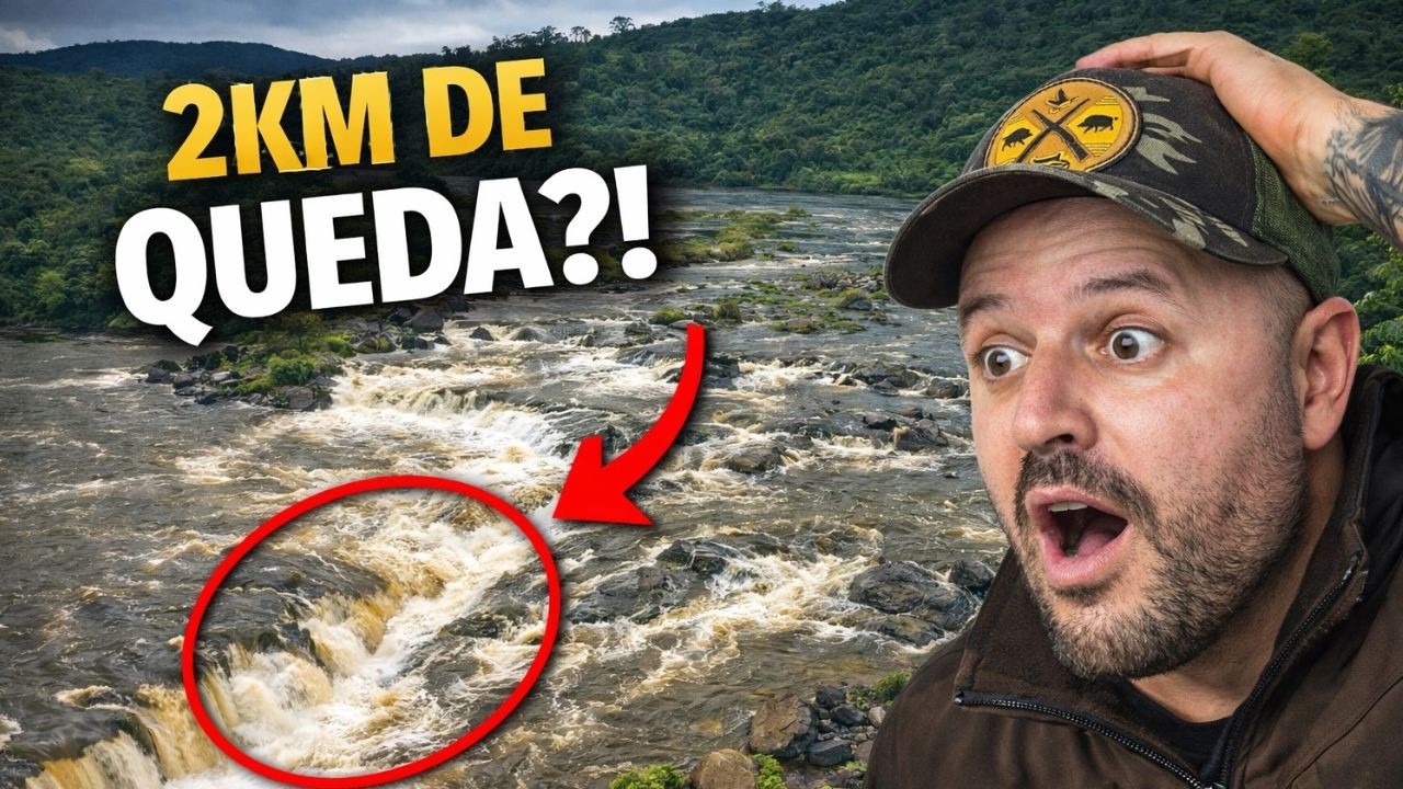 A Maior cachoeira Longitudinal do Mundo Fica no Brasil | Salto do Yucumã
