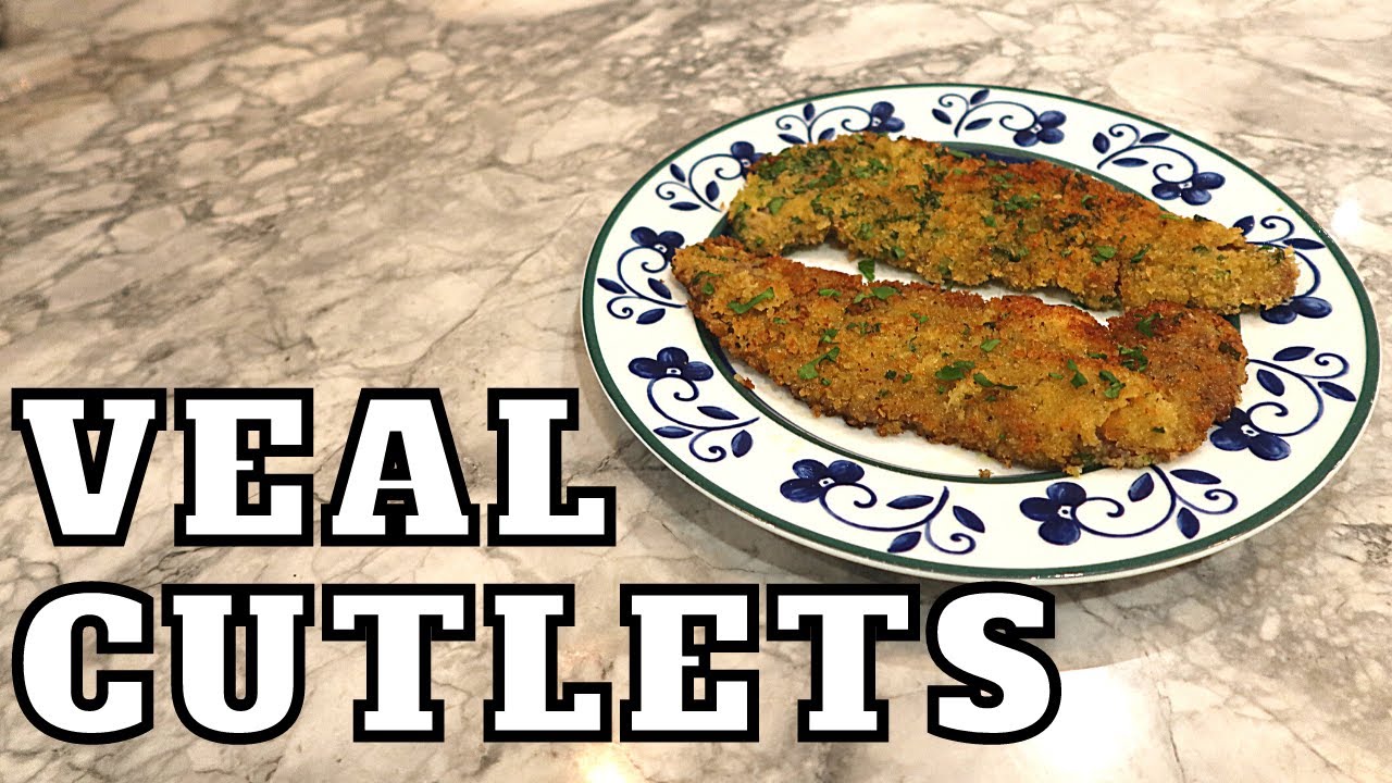 Veal Scallopini – Crispy Breaded Veal Cutlets Recipe | Cooking with Maria
