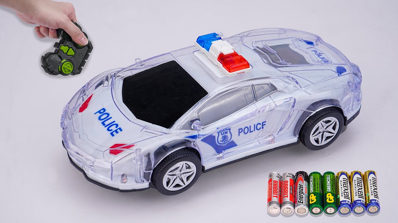 Unboxing RC YSAMAX 1x Police Car 1:24, Rhinomite RC Trucks, RC Chevrolet Corvette C8