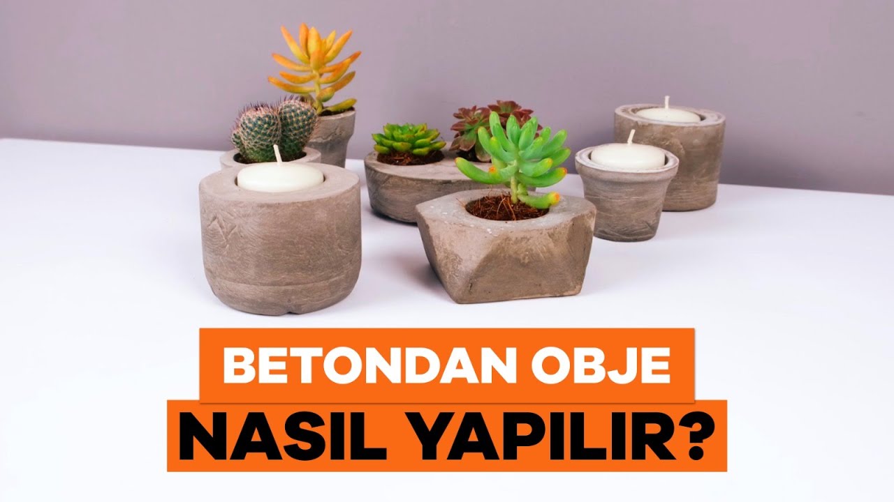 Beton Süs Eşyası Yapımı - Dekorasyonunuzu Güzelleştirecek Süs Eşyaları Nasıl Yapılır?