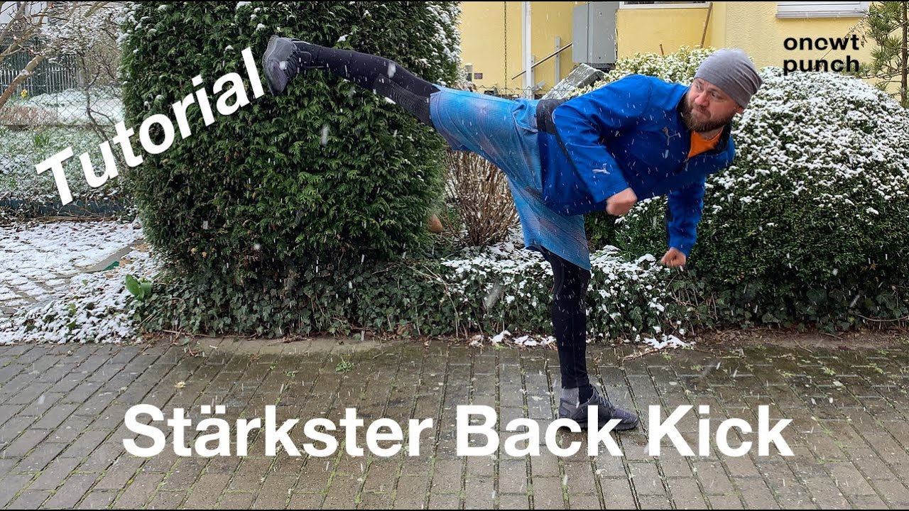 Taekwondo Back Kick Tutorial für zu Hause Trainieren/ Dwit Chagi mit Onetwopunch