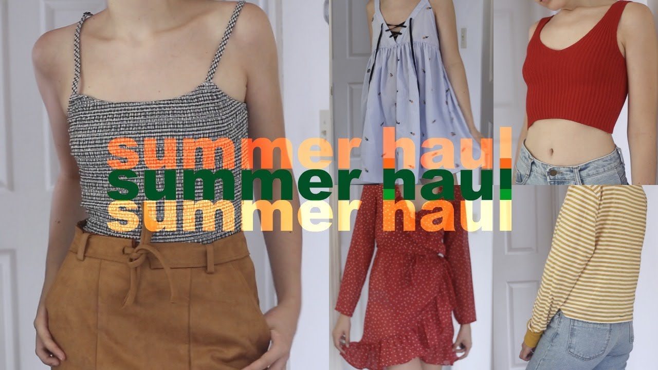 HUGE Summer Try-On Haul | Brandy Melville, Stylenanda, Zaful + MORE !!!