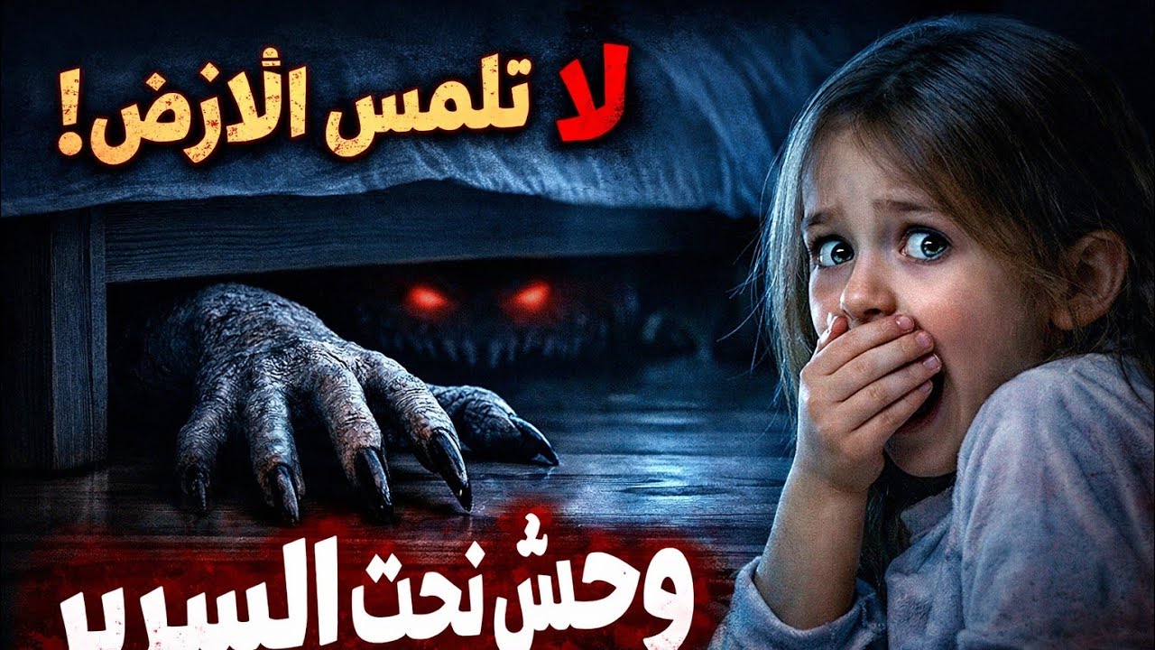 وحش تحت السرير يأكل كل من يلمس الأرض 😱 | ملخص فيلم رعب مخيف