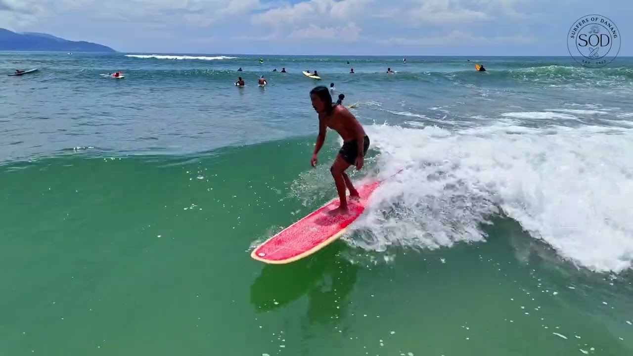 Sumer Swell - Surfing at My Khe Beach - Da Nang City 🇻🇳🇻🇳 ( 27-5-2025)