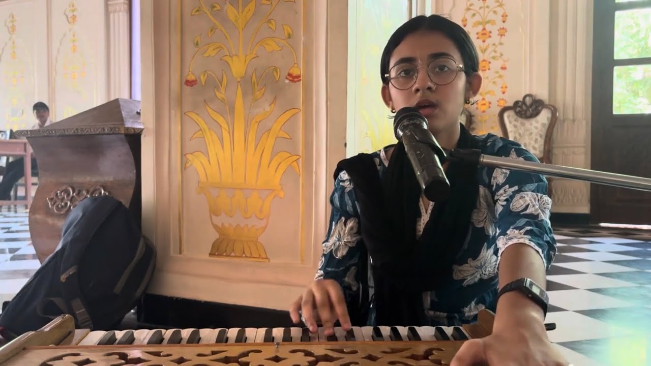 Ekadashi Hare Krishna kirtan with family