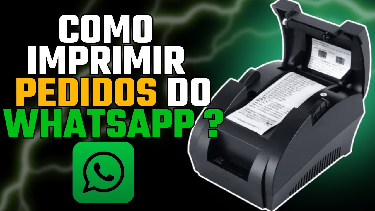 COMO IMPRIMIR PEDIDOS DO WHATSAPP USANDO UMA POS58