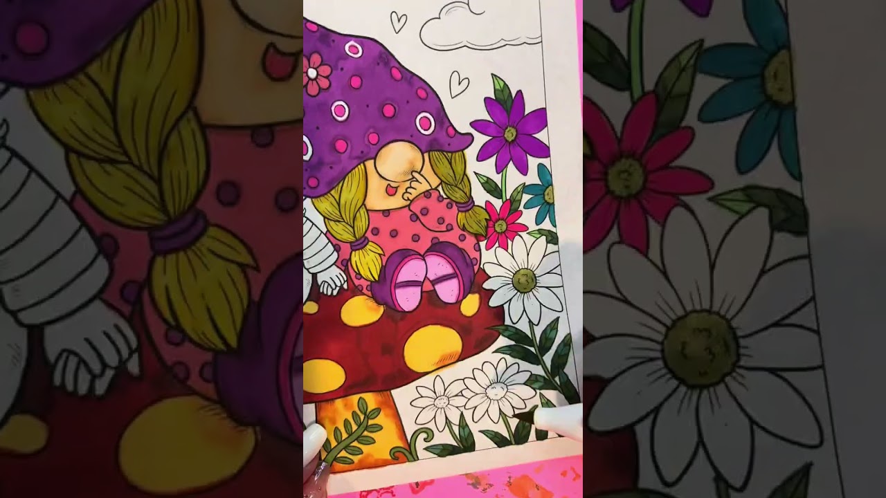 Time-lapse coloring 😊💖