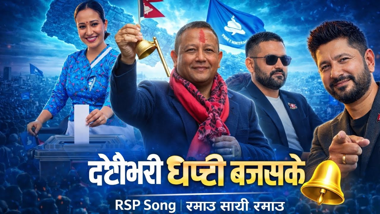 देशैभरी घण्टी बजिसक्यो 🔔 | RSP Song | रमाउ साथी रमाउ | New Nepali Song
