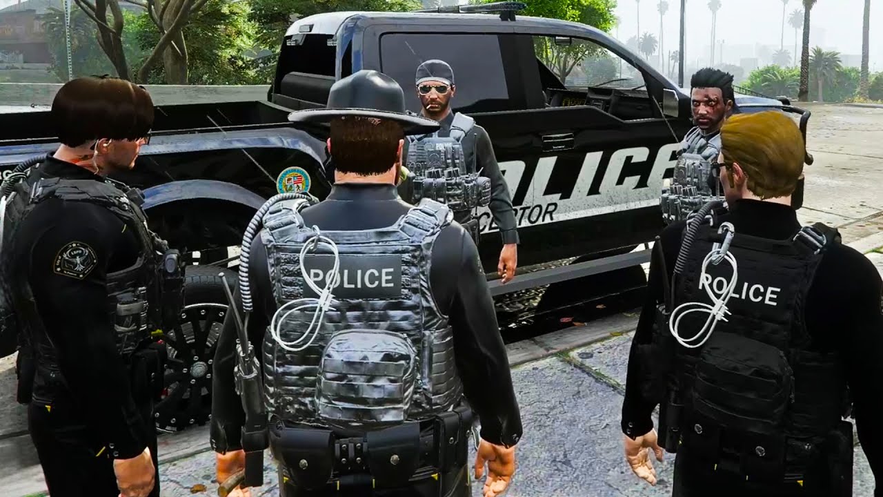 Conan Tries to Get the Chief Beric to Slide on Hydra Block with the Whole PD | Nopixel 4.0 | GTA CG