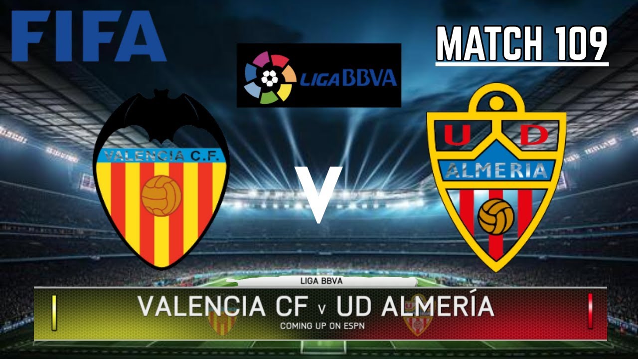 Valencia CF VS UD Almeria - La Liga / Liga BBVA 2025-2026 | Match 109 | FIFA 14