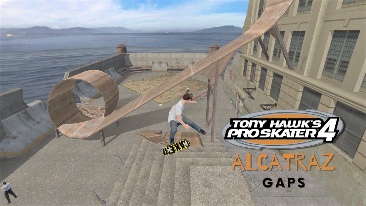 Tony Hawk's Pro Skater 4 #16: Alcatraz Gaps (PC Gameplay)