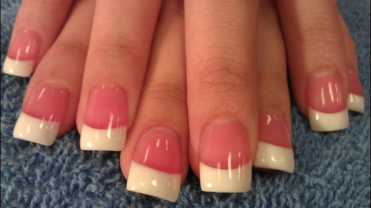HOW TO SIMPLE PINK & WHITE NAILS STEP BY STEP PART 1