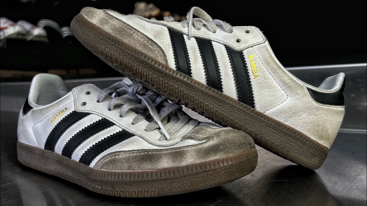 LOS ADIDAS SAMBA MÁS SUCIOS QUE HAN LLEGADO AL TALLER