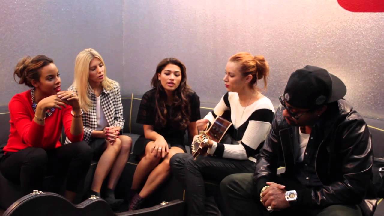 Behind the scene footage of Shaggy and The Saturdays DISCO LOVE REMIX Acoustic