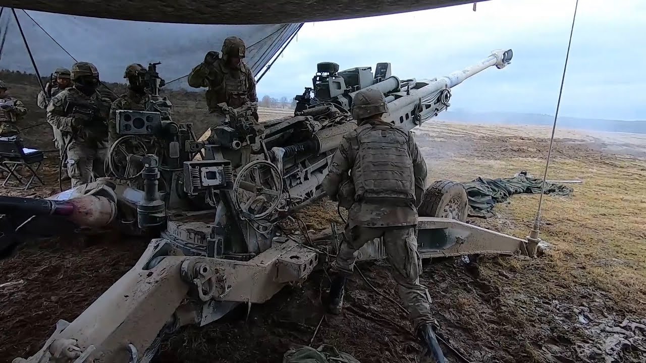 Guardians of the Alliance: 2nd Cavalry Regiment's M777 Howitzer Live Fire Exercise in Germany