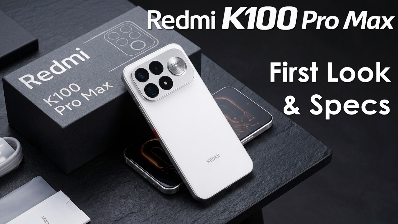 Redmi K100 Pro Max First Look & Specs! They Just Raised the Bar Again! 🔥