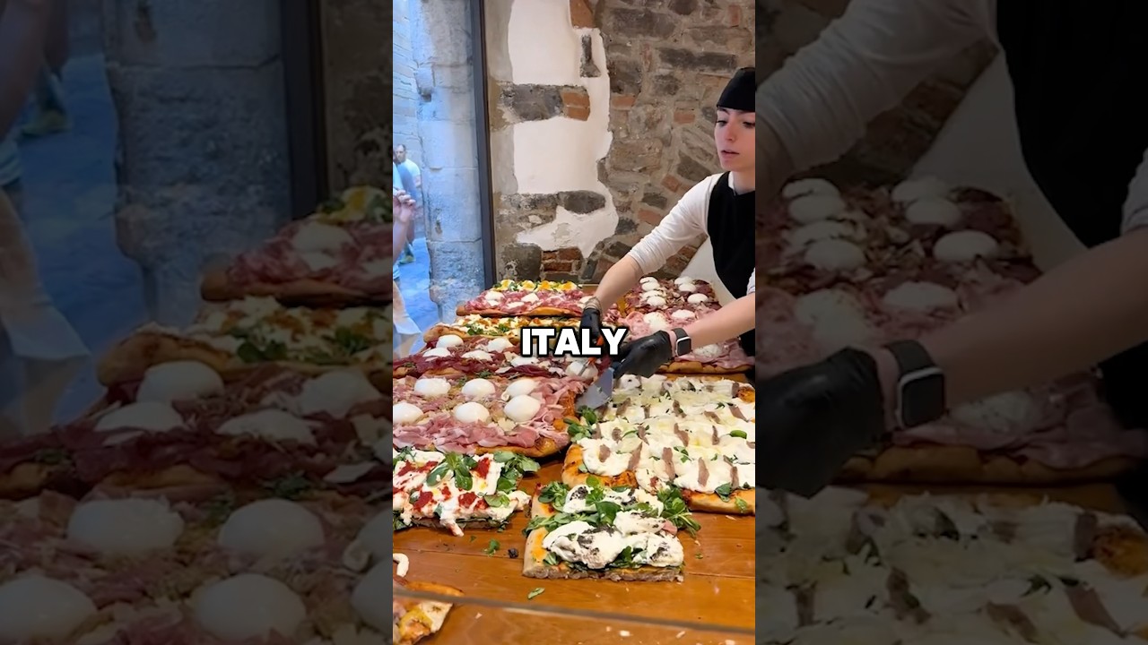 American vs Italian Pizza! 🍕