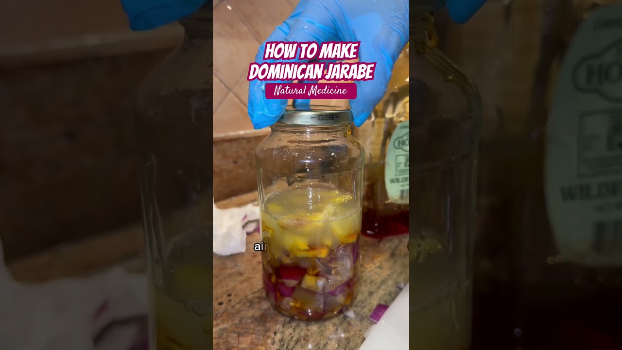 FEELING SICK? Make this Dominican natural remedy #dominican #dominicana #jarabe #naturalmedicine
