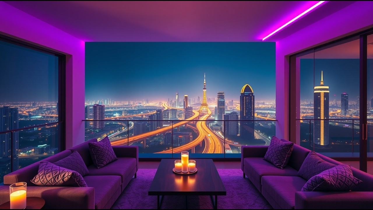 Quiet Tokyo Balcony in the Rain • Lofi for Sleep & Study