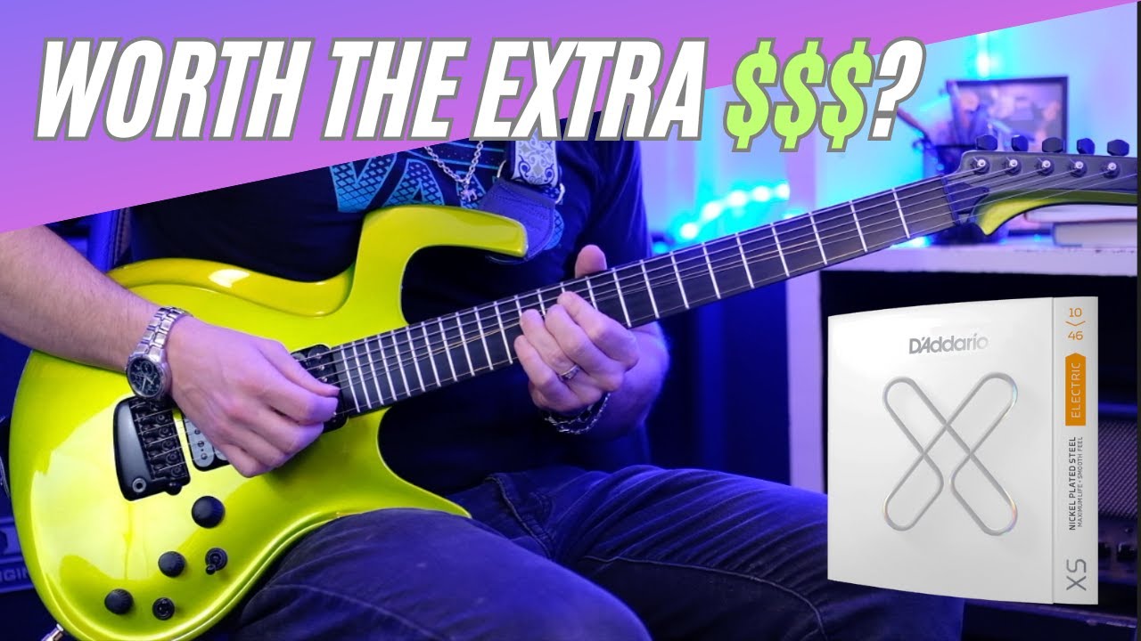 D'addario XS Coated Electric Guitar Strings Review 🎸✨