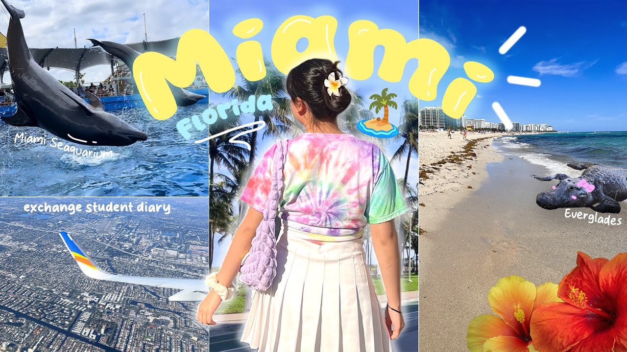 Miami VLOG 🌸🏝️ Seaquarium, Miami Beach, Everglades