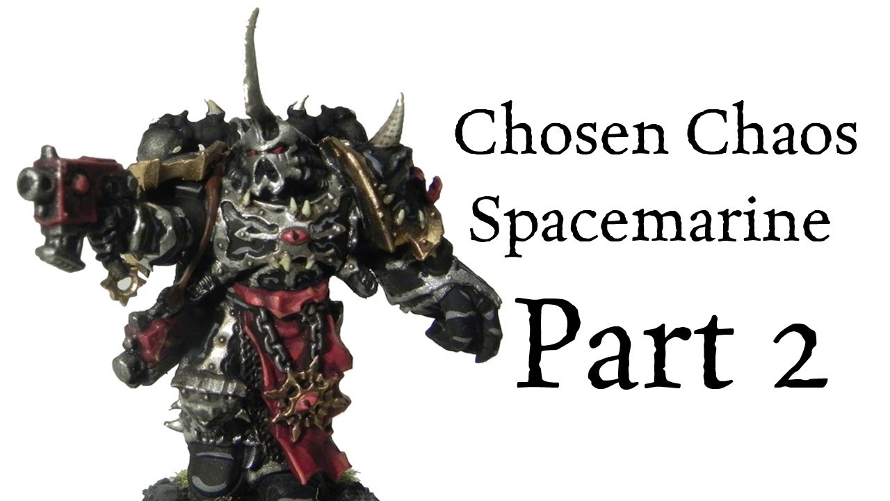 How to paint Chaos Chosen Space Marines from the Black legion (Dark Vengeance, Liquid Gold) Pt.2
