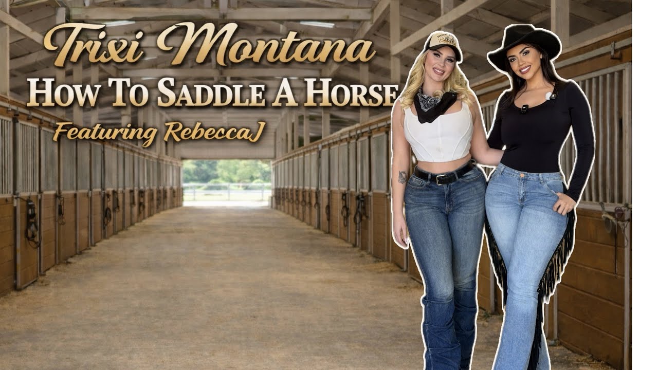 How to Saddle a Horse Ft. Rebecca J #howto #horsebackriding
