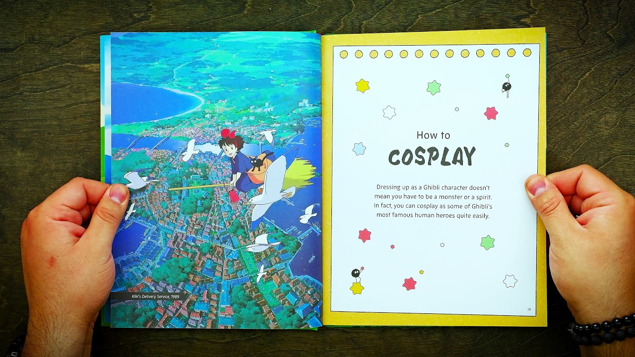 STUDIO GHIBLI Unofficial Guide - Artbook ASMR - Flip Through, Relaxing, Pageturning