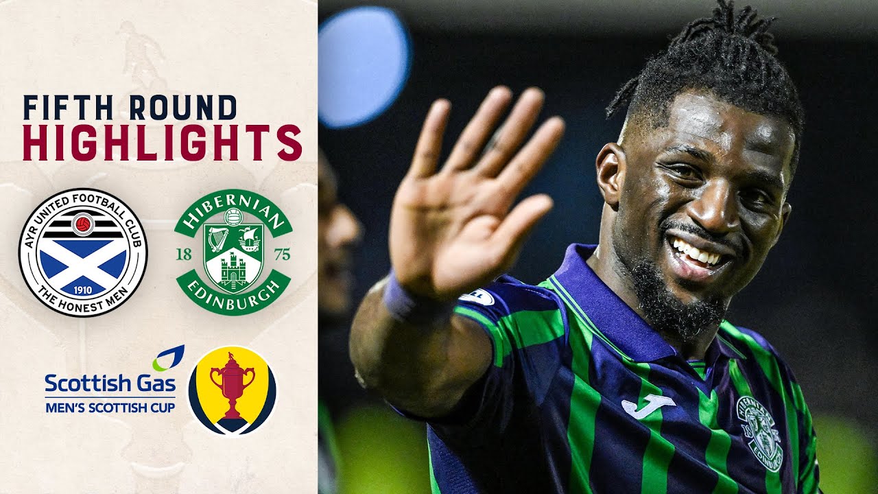 Ayr United 0-1 Hibernian | Late Bushiri Goal Sends Hibs into Quarter-Finals | Scottish  Cup