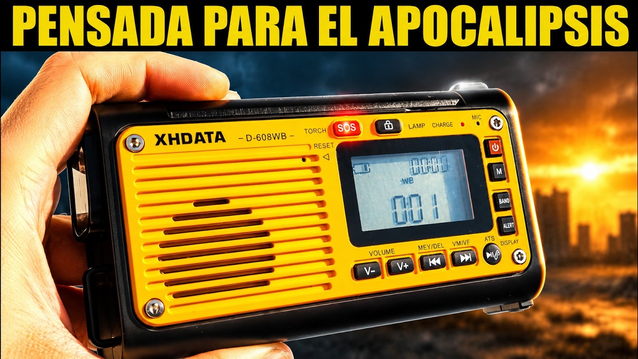 XHDATA D608WB UNA RADIO PORTÁTIL  PARA EMERGENCIAS
