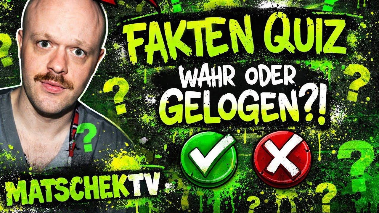 FAKTEN QUIZ 🤯 Wahr oder Falsch? Schaffst du alle 15 Fragen?! | MatschekTV