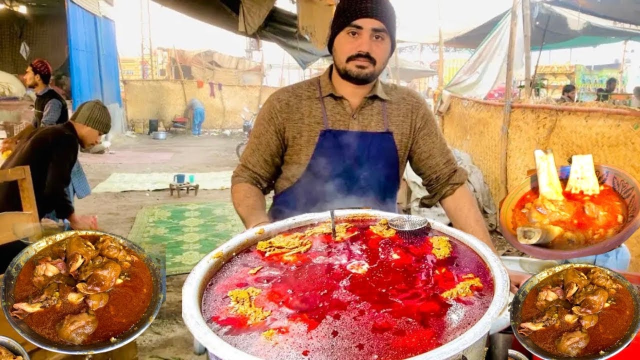 Peshawari Siri Paye | Most Famous Amjid Siri Paye in Peshawar | Street Food x