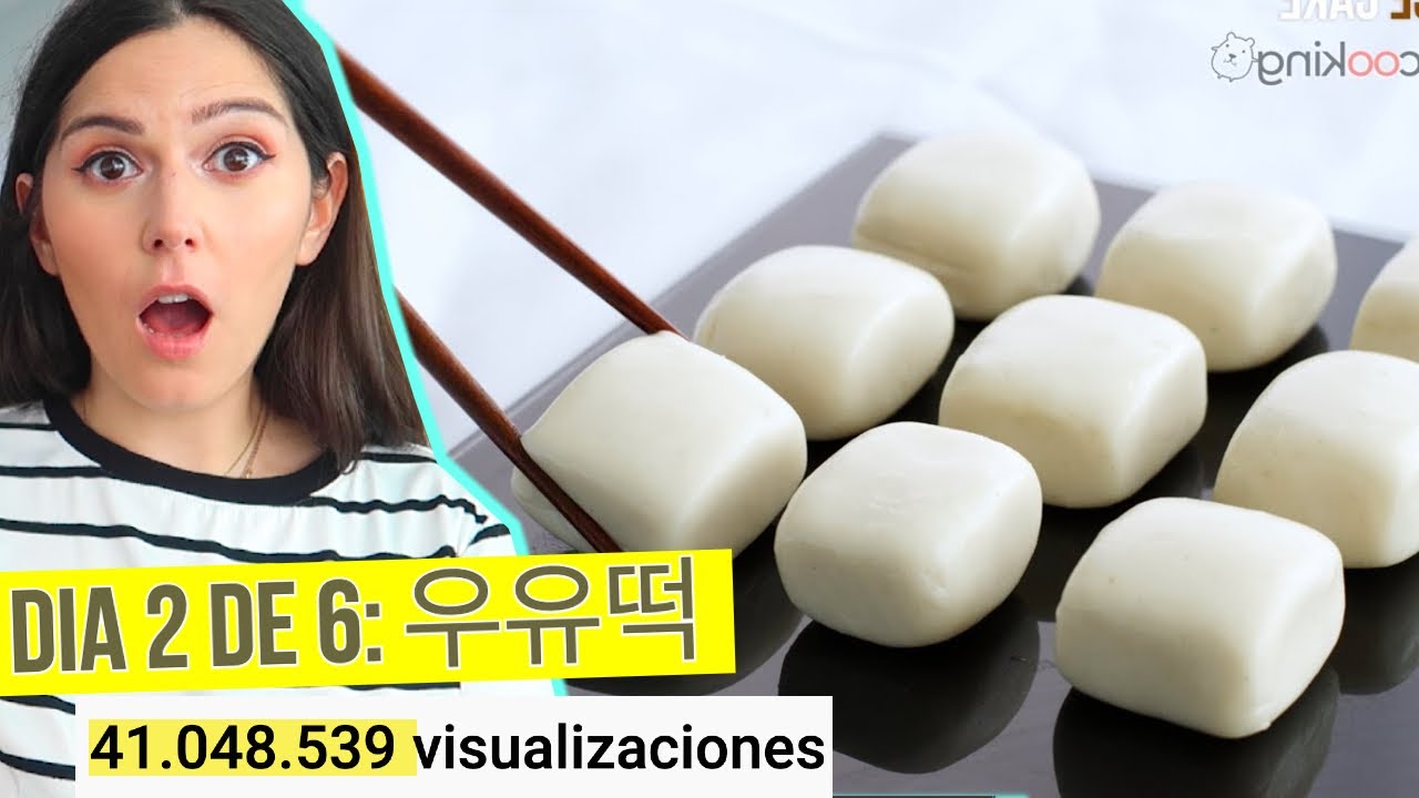 우유떡: Dia 2 de RECETAS EXTRAÑAS COREANAS (postre)