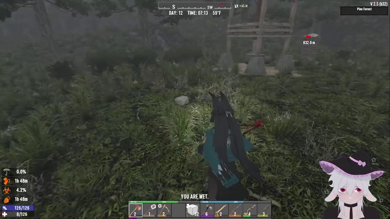 Bunny's Modded First Blood Moon! | 7 Day to Die