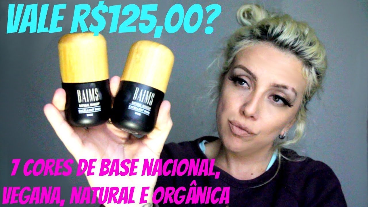 BASES NACIONAIS VEGANAS, ORGANICAS, NATURAIS DA BAIMS. Nicole Make