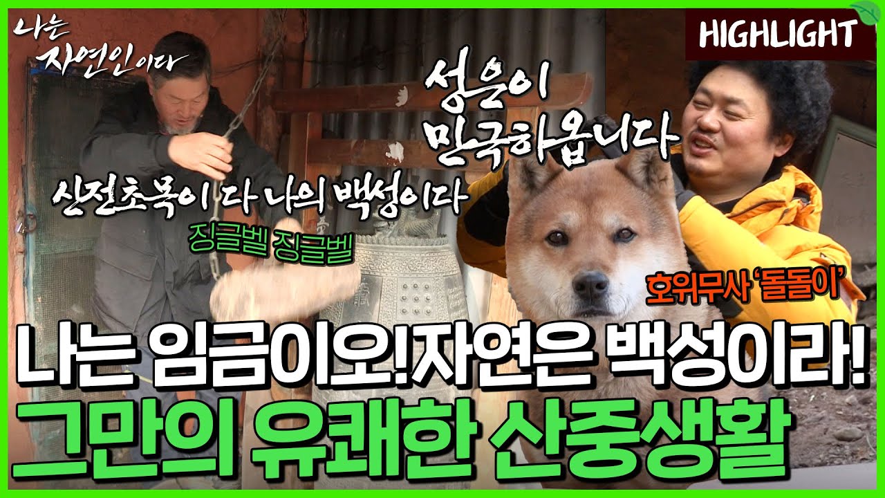 스스로 임금님이라고 하면서 자연을 즐기는 중...｜자연인 하이라이트 176회