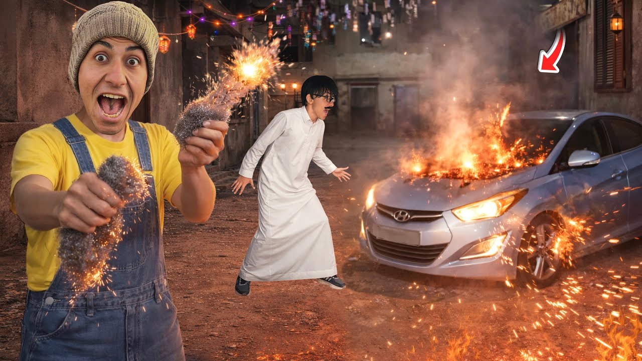لما اخوك الصغير يلعب بسلك المواعين في الشارع و يولع في عربيه ابوك في رمضان 😂🚘 | محمد عماد