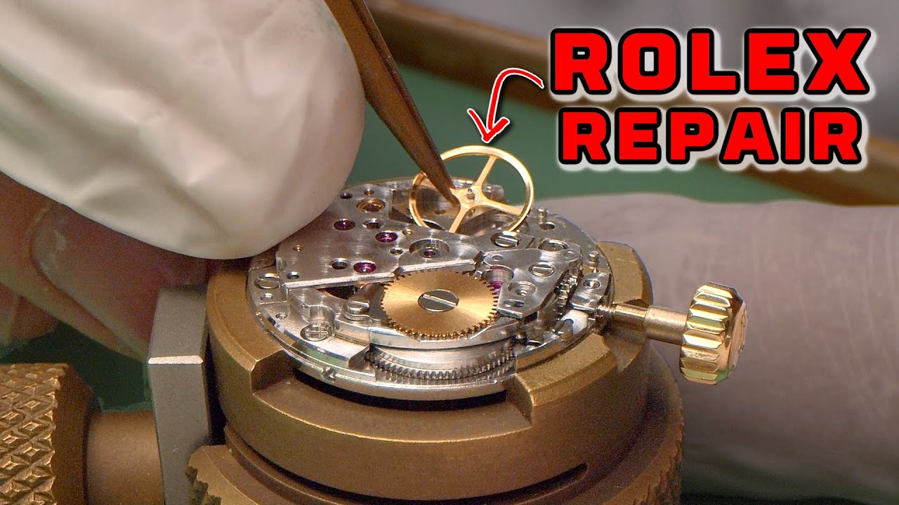 Watchmaking Magic! Rolex Balance Wheel Repair...WOW!