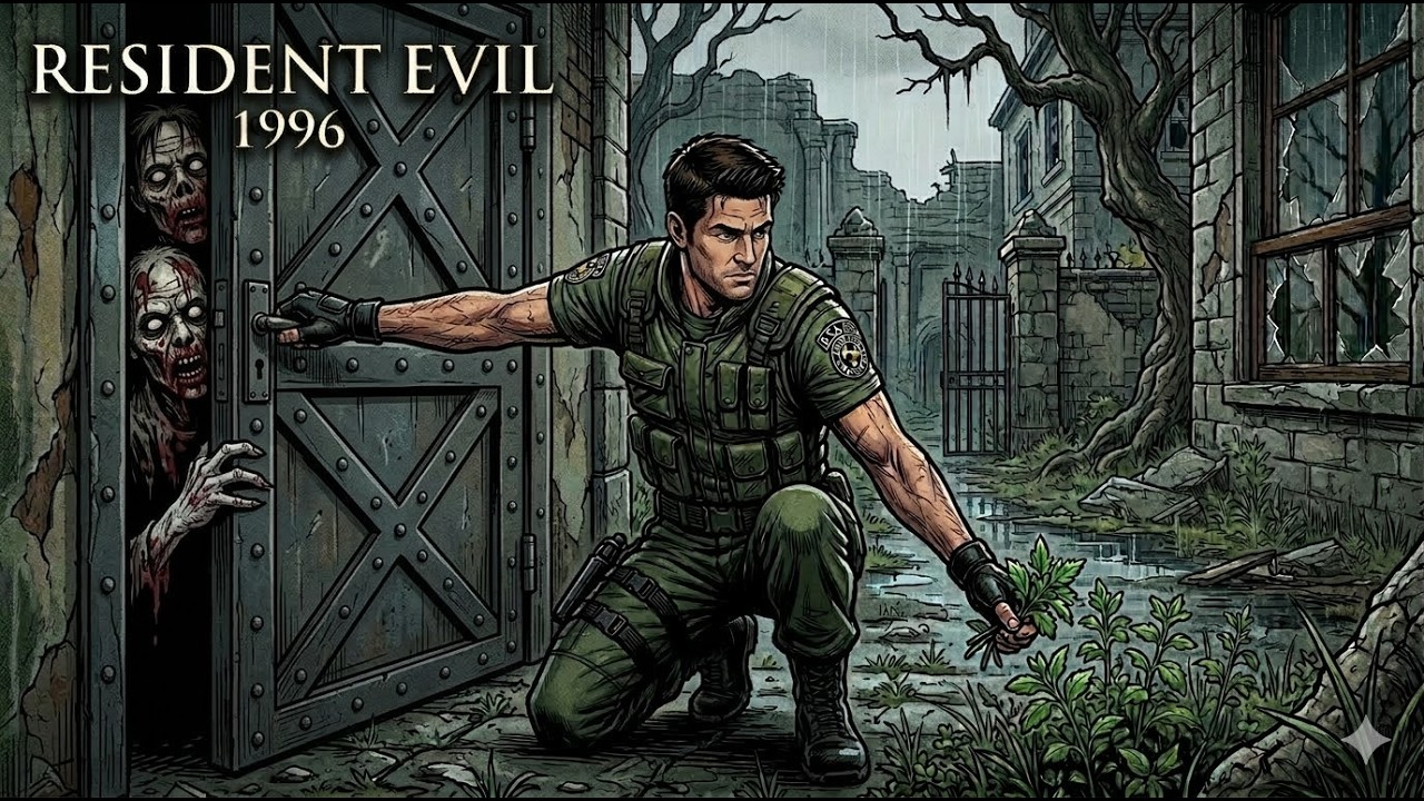 Resident Evil 1 HD Тот самый ВАЙБ. ЗА ПРЕДЕЛАМИ ОСОБНЯКА 🌿🐕 Прохождение #5: Что дальше?