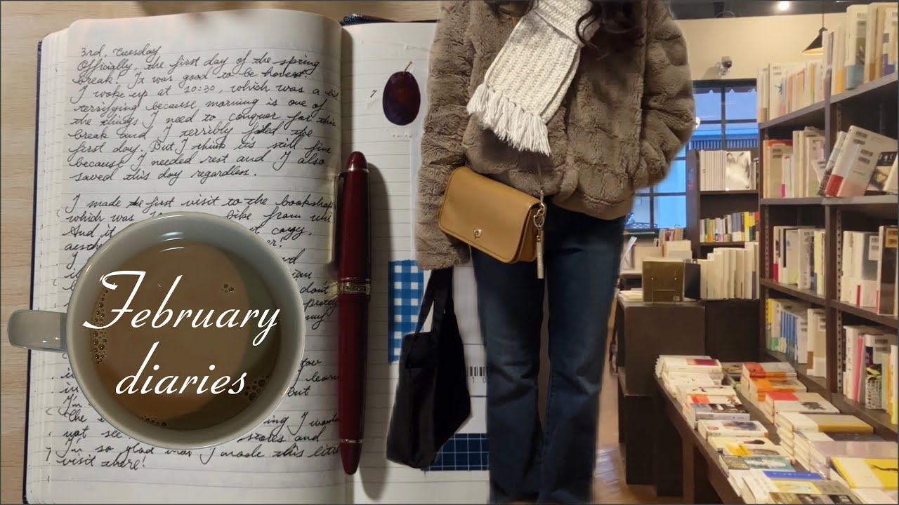 homebody diaries | journaling and book shopping, days filled with art 