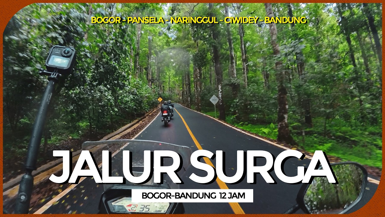 JALUR TER-INDAH YANG PERNAH ADA !!  Bogor-Bandung 300KM !! via Pansela (JLS)- Naringgul-Ciwidey