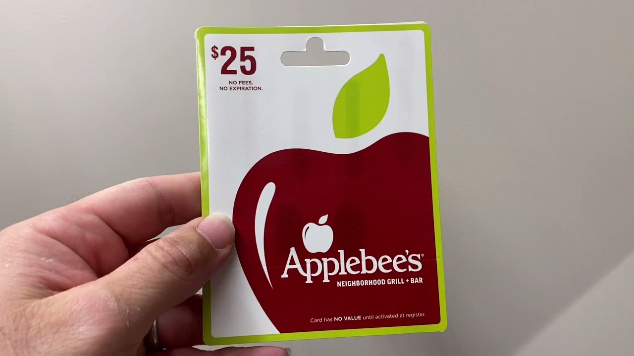 Applebee's Gift Cards - Physical Card vs Digital Code