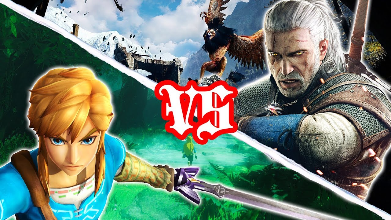 Zelda Breath of the Wild VS Witcher 3 Switch
