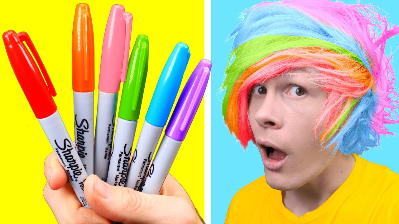 Trying WEIRD DIY BEAUTY HACKS FOR SMART GIRLS By 123Go!